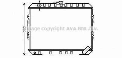 AVA QUALITY COOLING mt2187 -  Радиатор, охлаждение двигателя